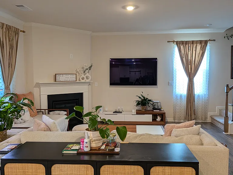 Family Room View with Furniture
