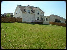 Plenty of space for swingsets & sandboxes!