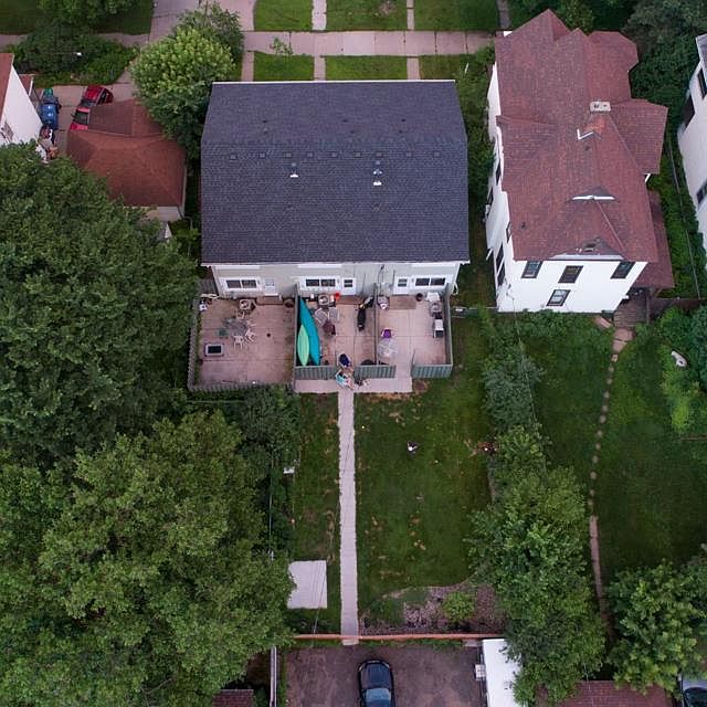Rear of building--2210 is the unit on the left.