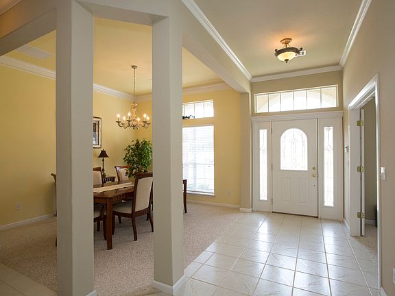 Entryway Leads into Formal Dining