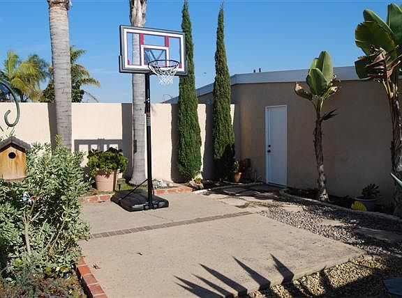 Backyard w/ Detached Garage