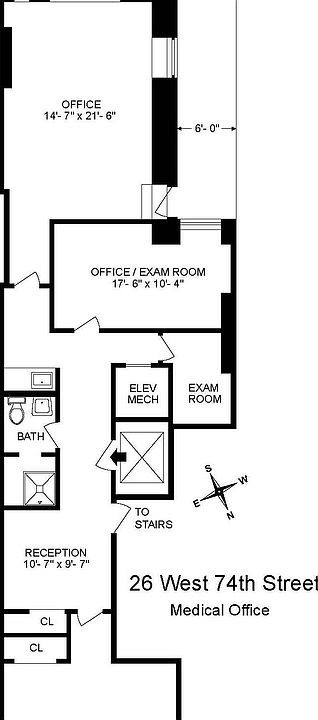 2nd image of 26 W 74th St #1