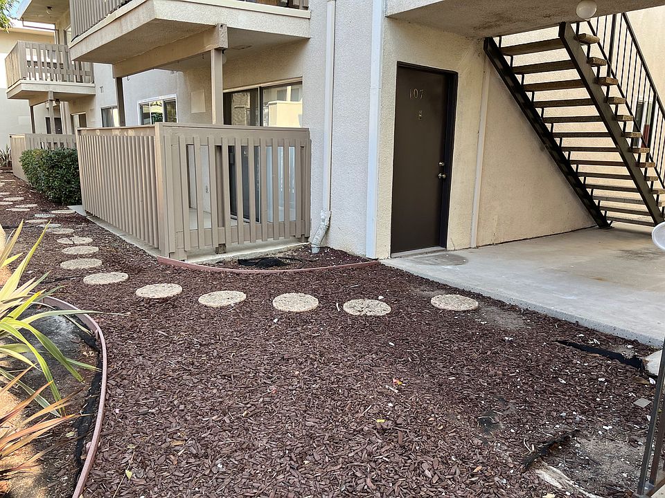 Rear of complex area.