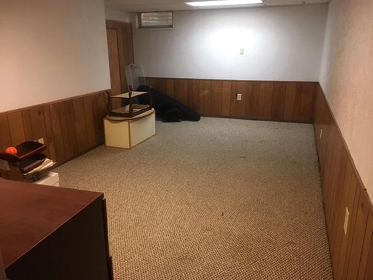 Finished rec room
