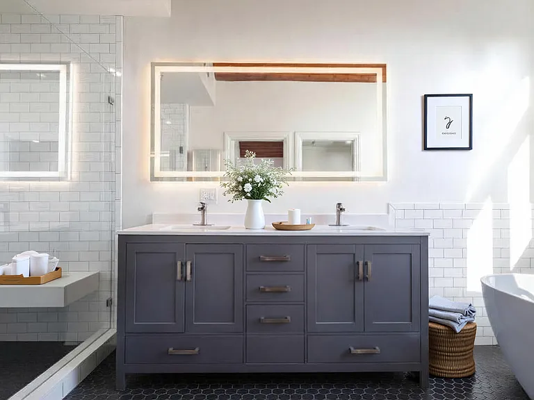 bathroom - digitally staged