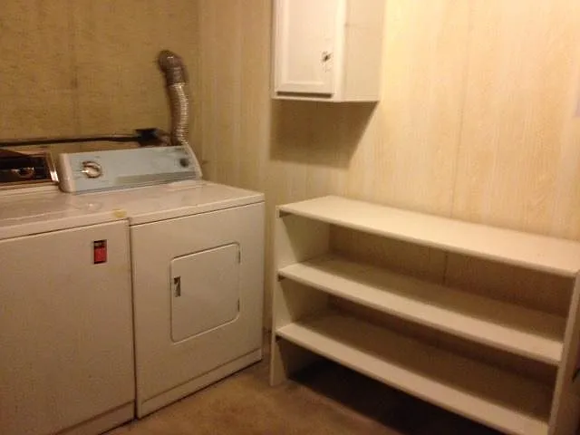 Laundry Room - washer dryer hookups only.