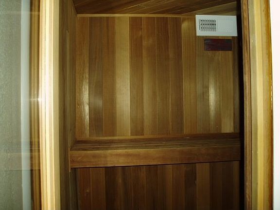 SAUNA IN MASTER BATH