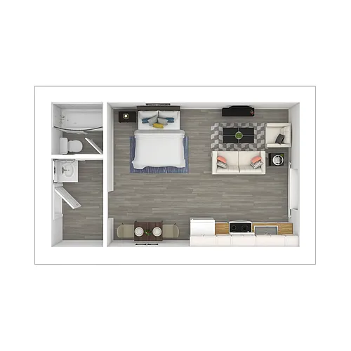 Floor plan Large Studio