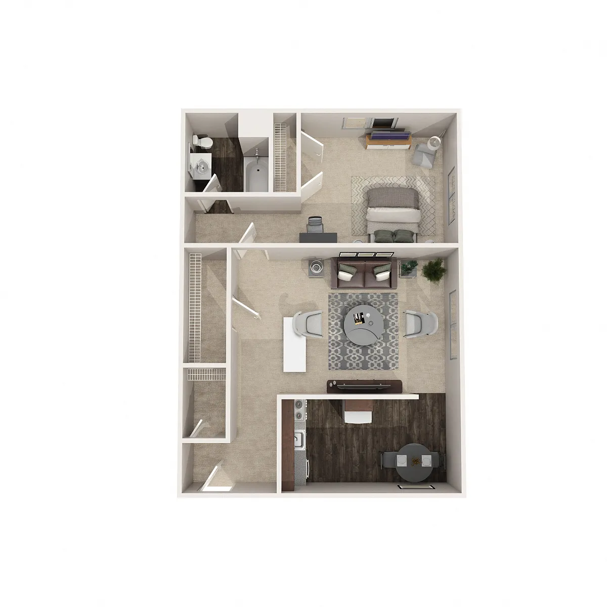 Floor plan 1 Bedroom