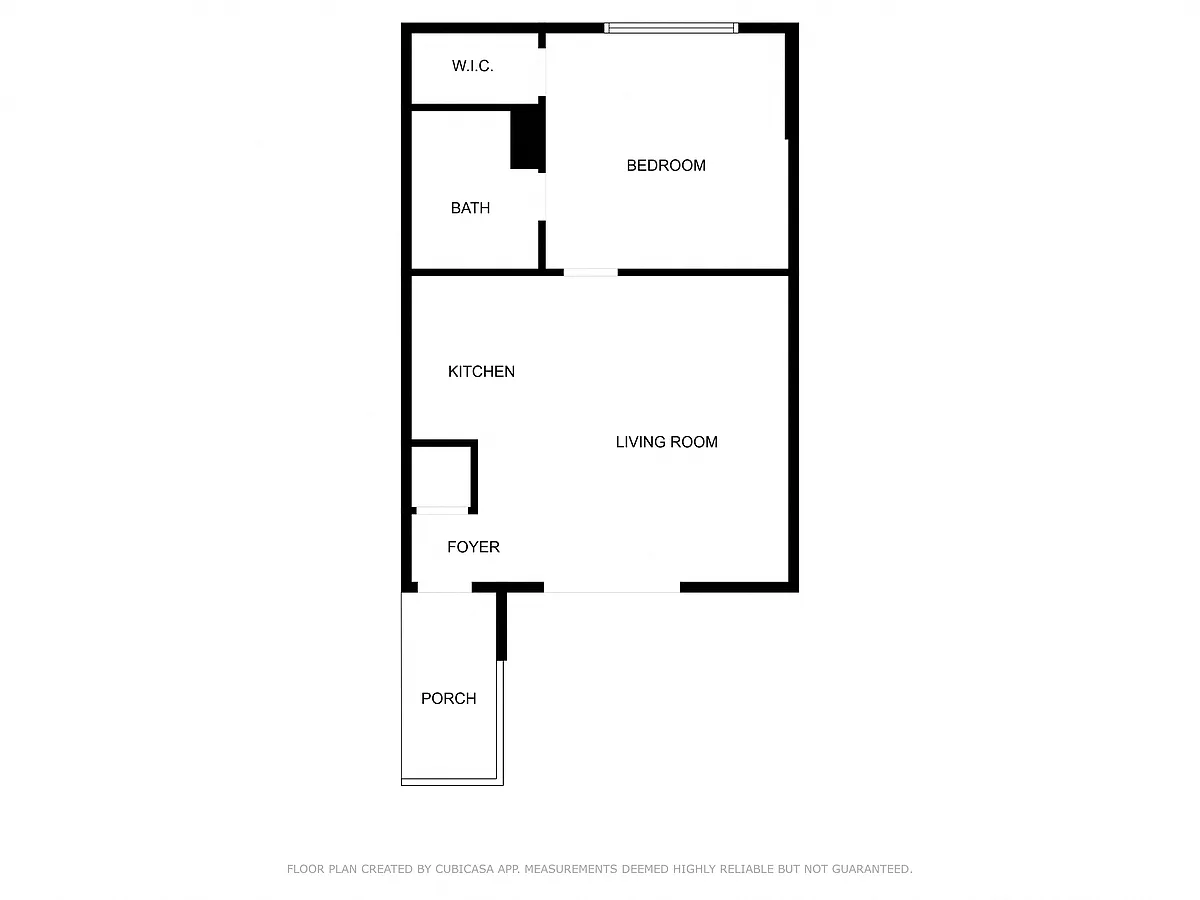 Floor plan 1X1 - A1