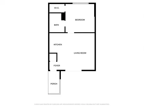 Floor plan 1X1 - A1