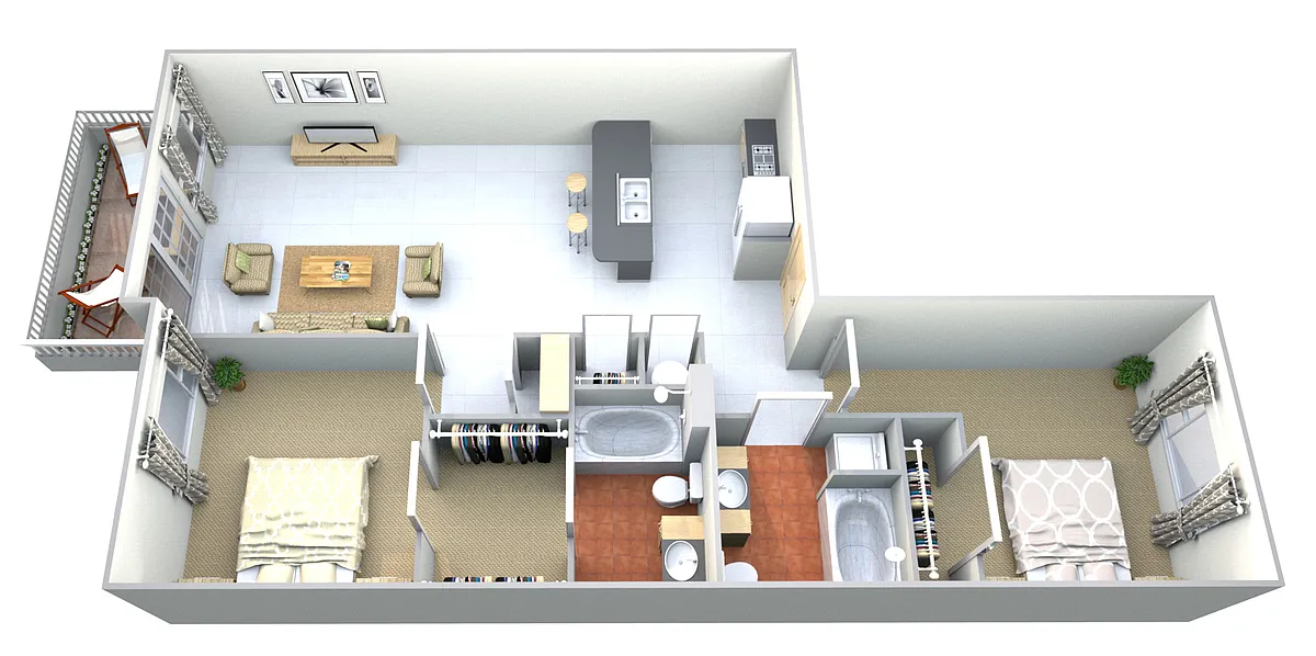 Floor plan Gilbert Peak