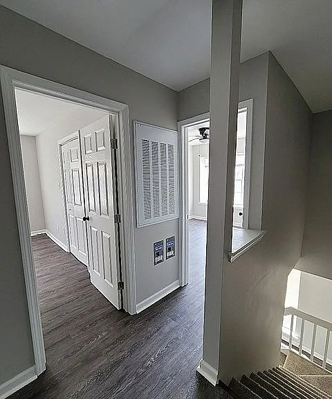 upstairs