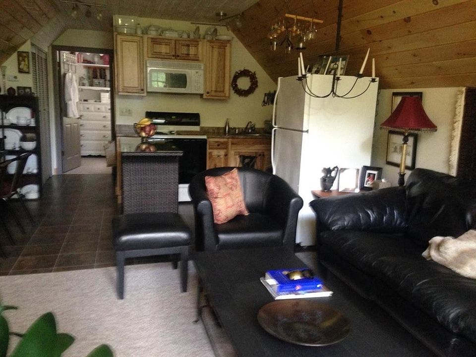 Living room and kitchen