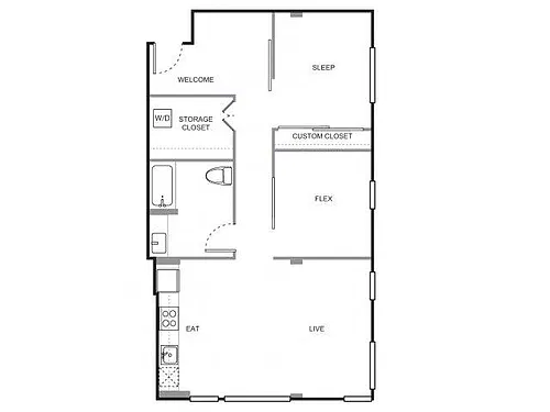 Floor plan Fauntleroy
