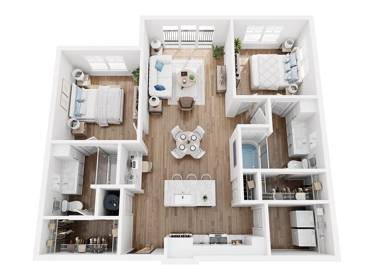 Floor plan Ruby plus Juliet
