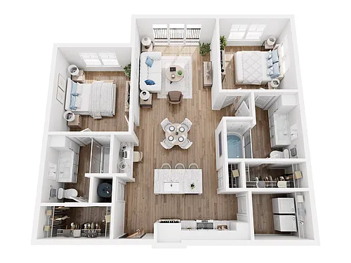 Floor plan Ruby plus Juliet