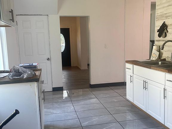 Kitchen view to front door
