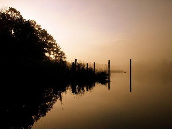 Early morning from dock