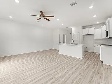 Large dining and family room area