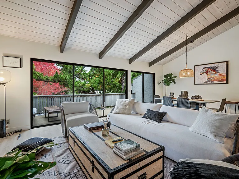 Shared living space with beautiful outdoor area.