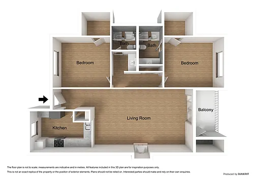 Floor plan The Californian