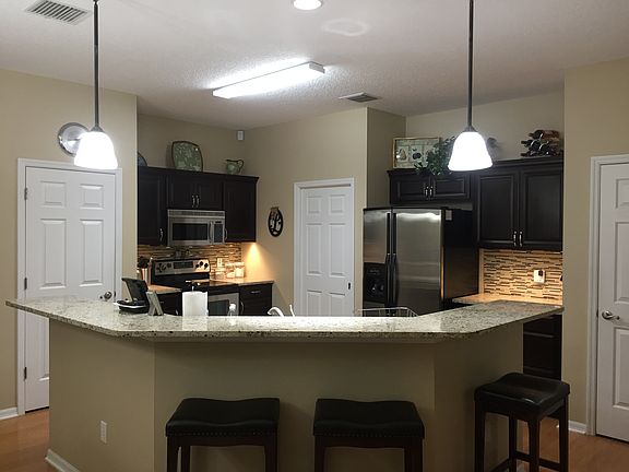 Looking into kitchen