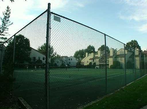 Tennis Courts inside the apartment complex