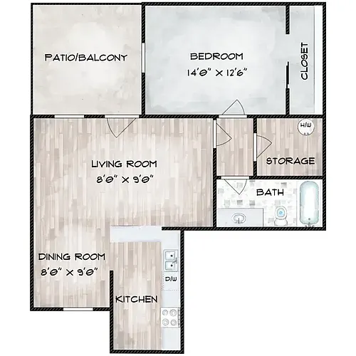 Floor plan A4