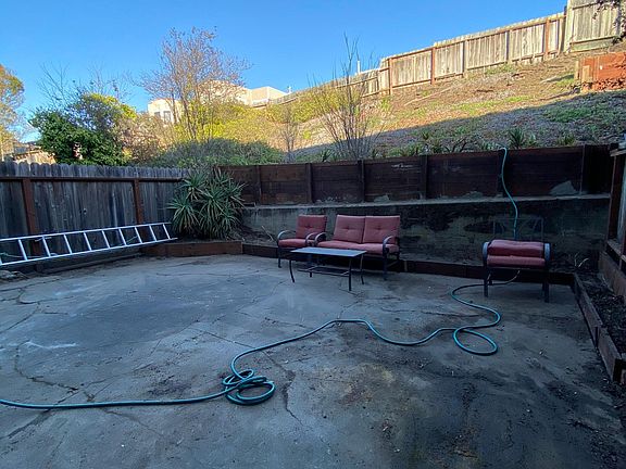 Private backyard