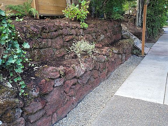 Front Rock Walls