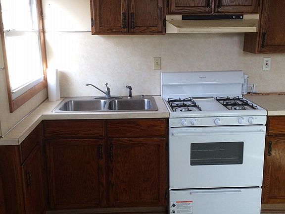 gas stove in kitchen