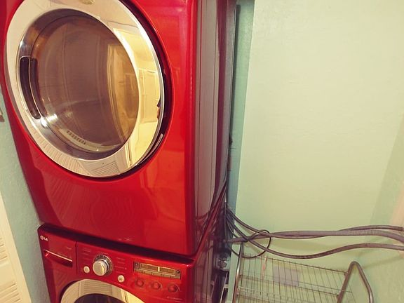 New washer and dryer.