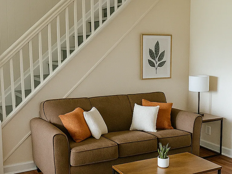 furniture and decors not included