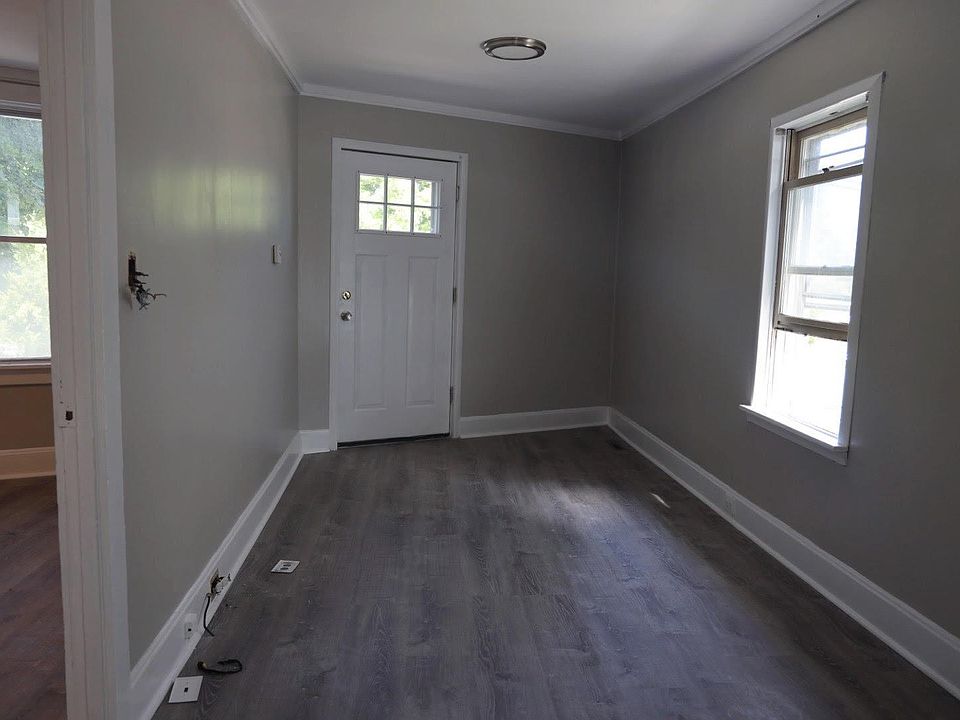 Living room and front door