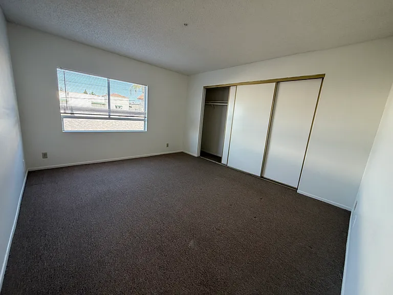 Upstairs bedroom with good size closet