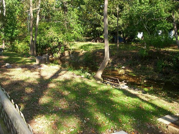 Creek at end of Property
