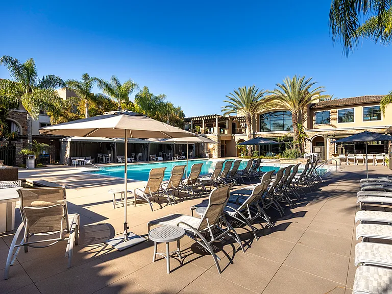 Plenty of areas to relax and enjoy the sun, poolside