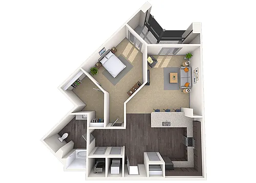 Floor plan Huger