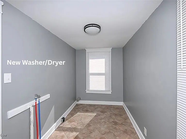 Laundry Room, with newly installed Washer and Dryer