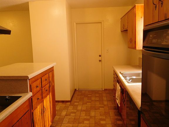Direct access from garage to kitchen.