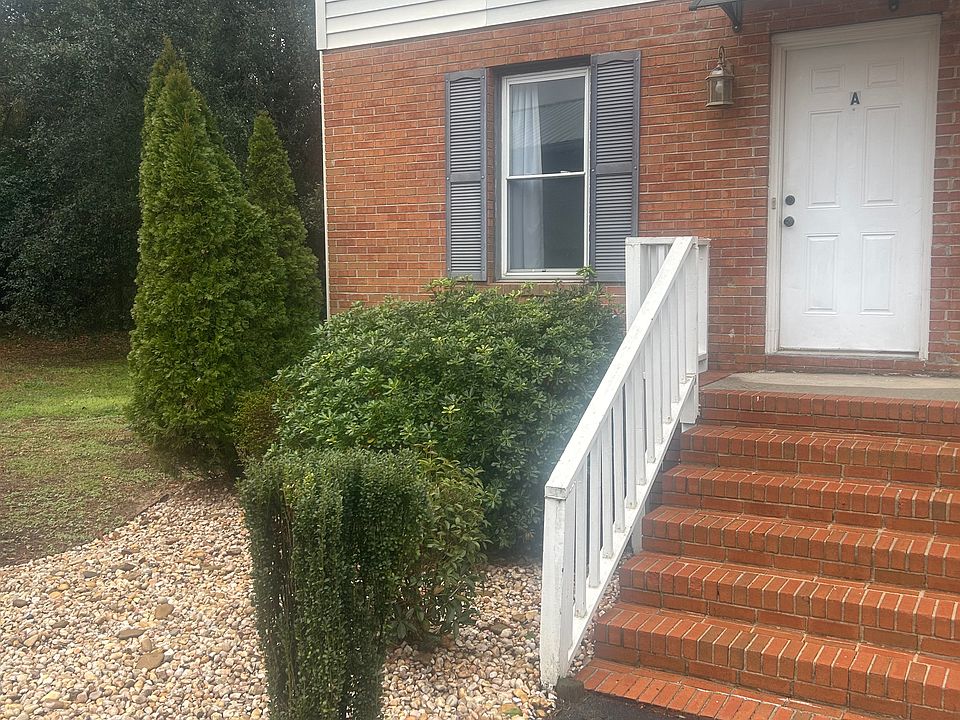 Front steps and side lawn