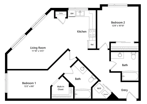Floor plan Rainier (D4)