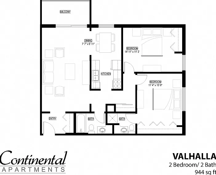 Continental Apartments — Photo 21