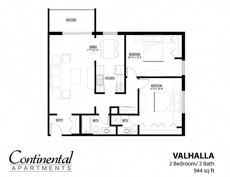 Floor plan Valhalla