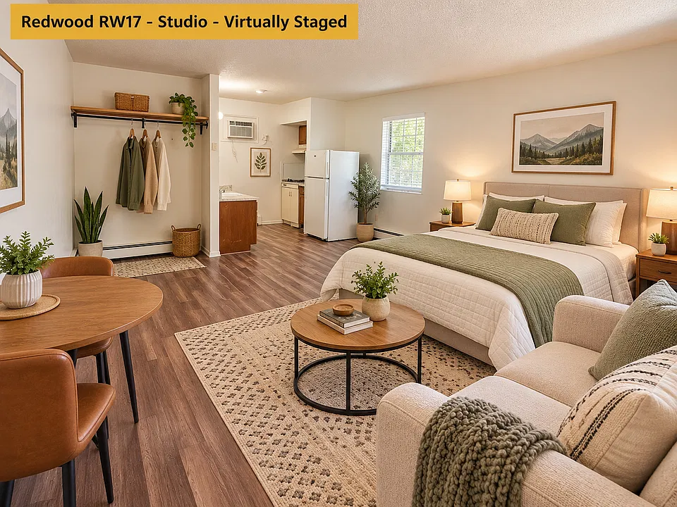 RW 17 - Studio by Oxbow - Room for sleeping, seating, and dining.