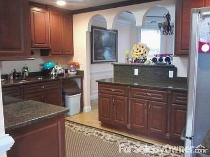 Kitchen and dining room.