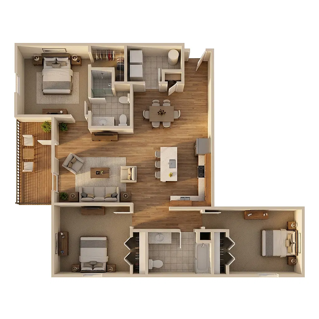 Floor plan 3X2D