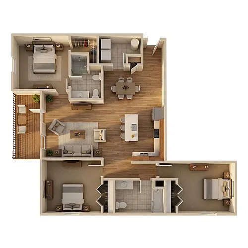 Floor plan 3X2D
