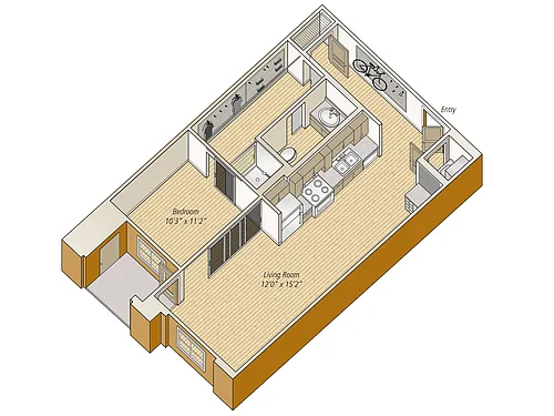 Floor plan A16